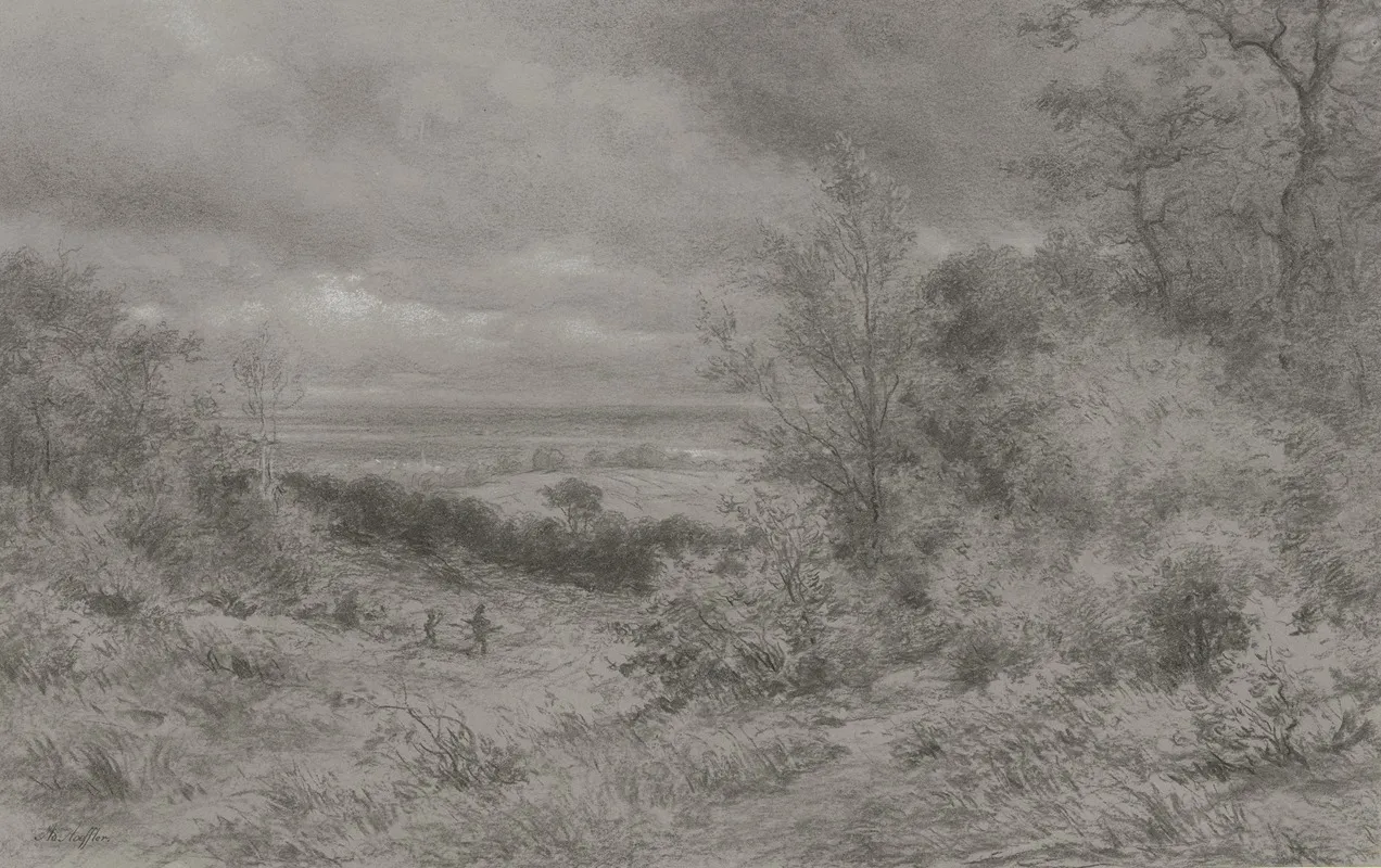 Blick Vom Taunus Auf Die Mainebene Wall Art by Adolf Hoeffler - High-Resolution Digital Print