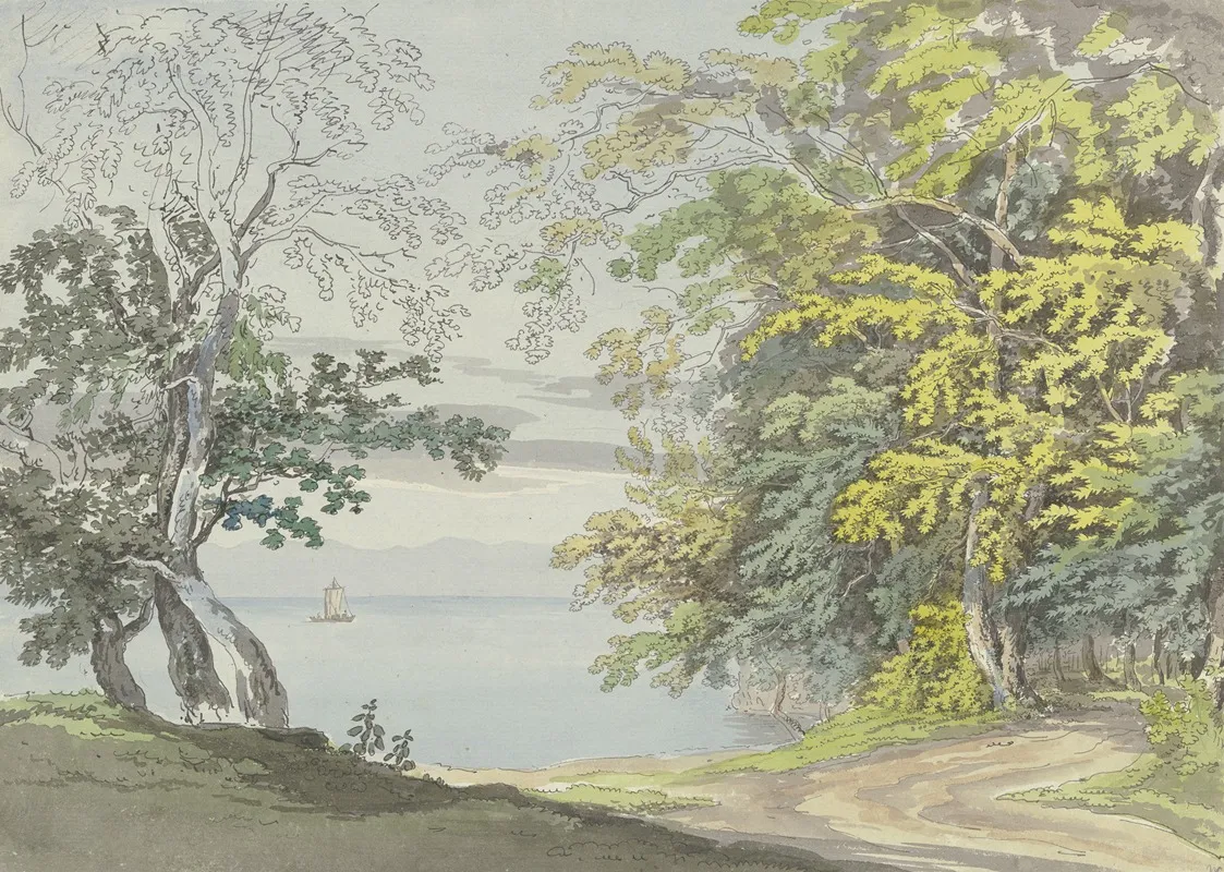 Blick Vom Ufer Der Insel Mainau Auf Den Bodensee Wall Art by Max Joseph Wagenbauer - High-Resolution Digital Print