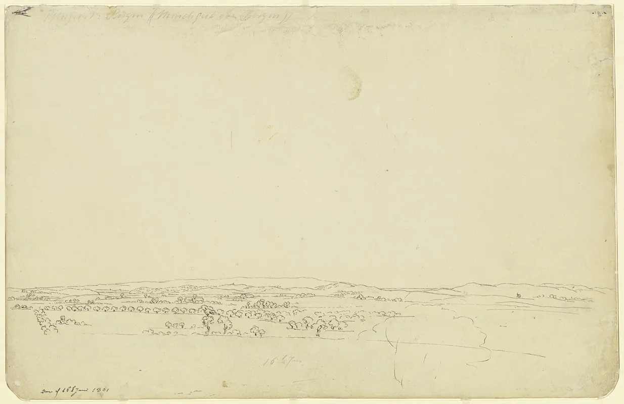 Blick Zur Granitz Rugenlandschaft