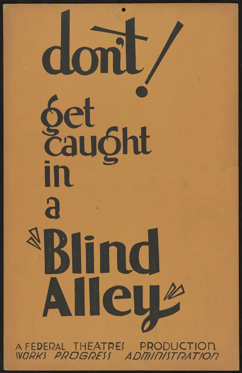 Blind Alley 3 Wall Art by Anonymous - High-Resolution Digital Print