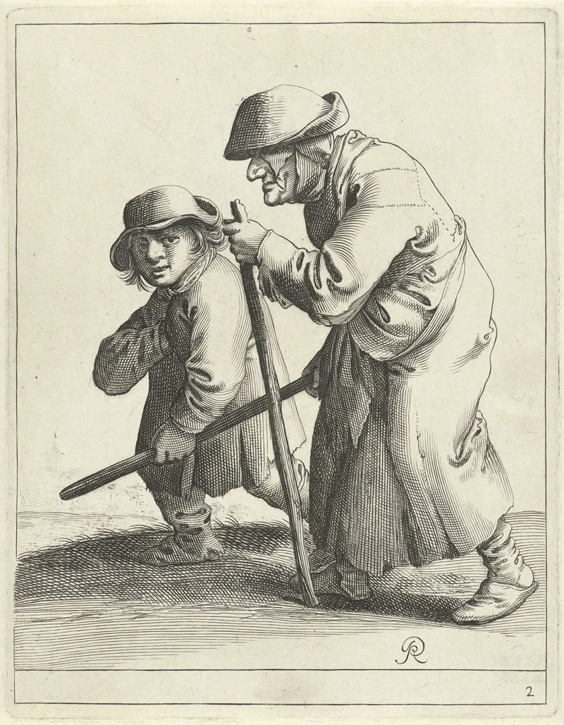 Blinde Bedelaarster