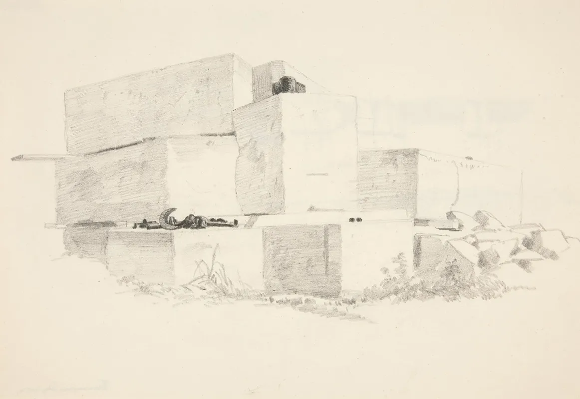 Blocks Of Stone Wall Art by Truman Seymour - High-Resolution Digital Print