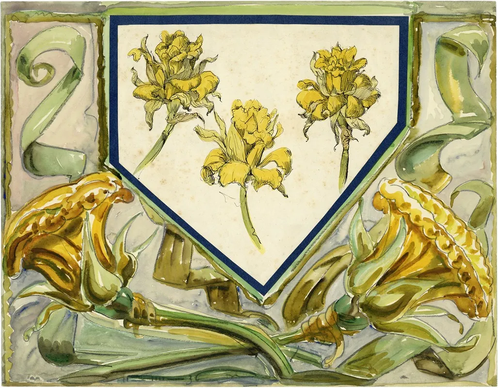 Bloemen 13 Wall Art by Alfred Ost - High-Resolution Digital Print