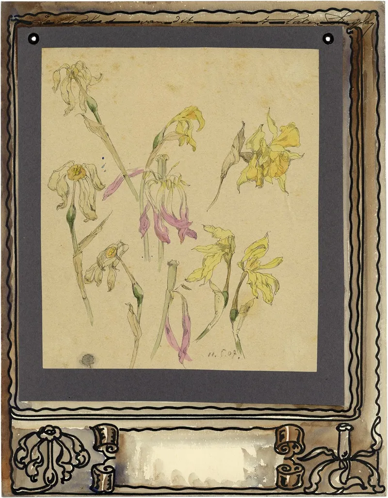 Bloemen 14 Wall Art by Alfred Ost - High-Resolution Digital Print