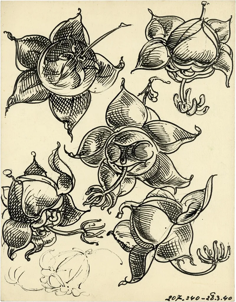 Bloemen 15 Wall Art by Alfred Ost - High-Resolution Digital Print