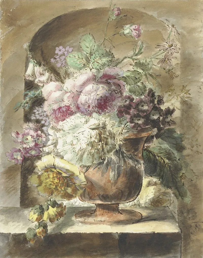 Bloemen 6 Wall Art by Pieter van Loo - High-Resolution Digital Print