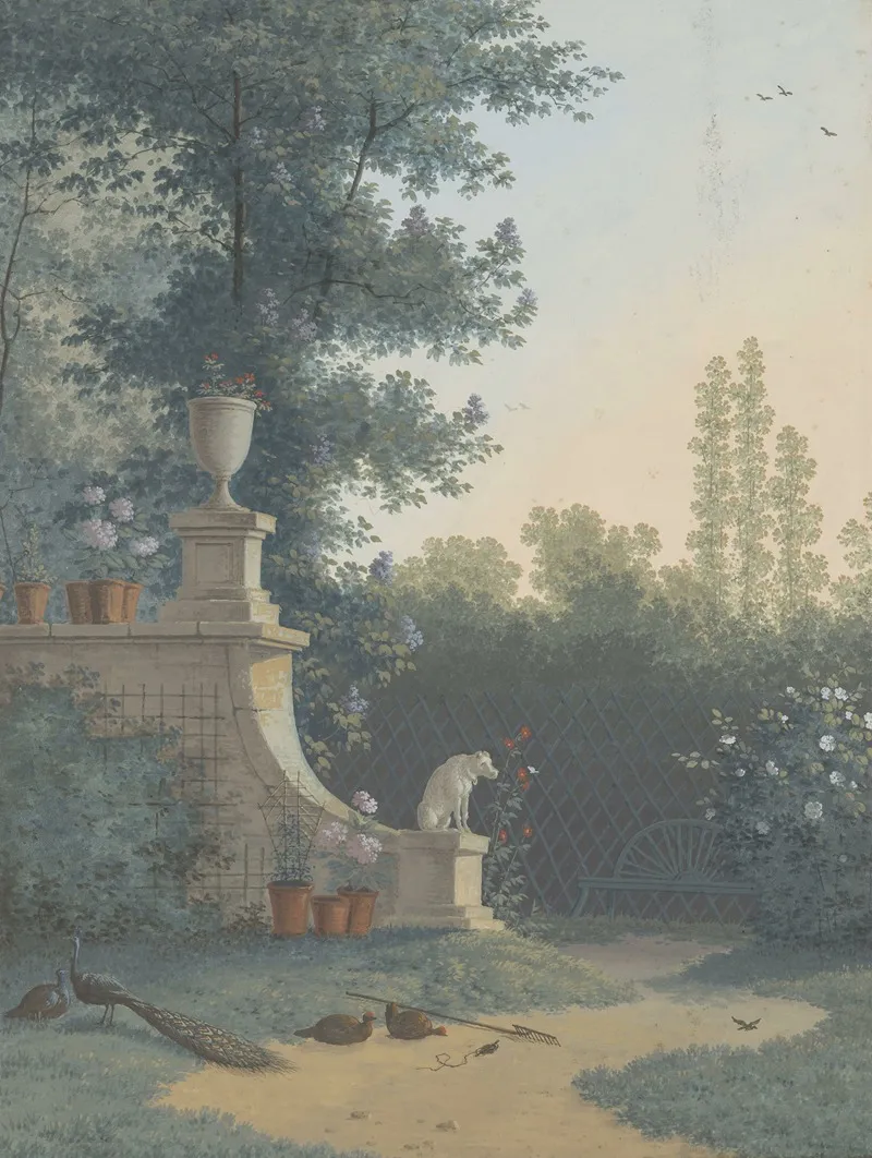 Bloemisterij Van A C En H Van Eeden Tuin Wagenweg Wall Art by Henriëtte Knip - High-Resolution Digital Print