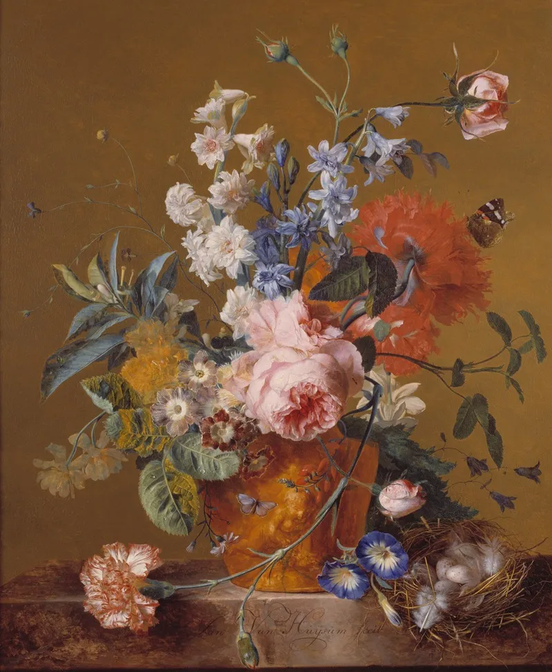 Bloemstuk 9 Wall Art by Jan Van Huijsum - High-Resolution Digital Print