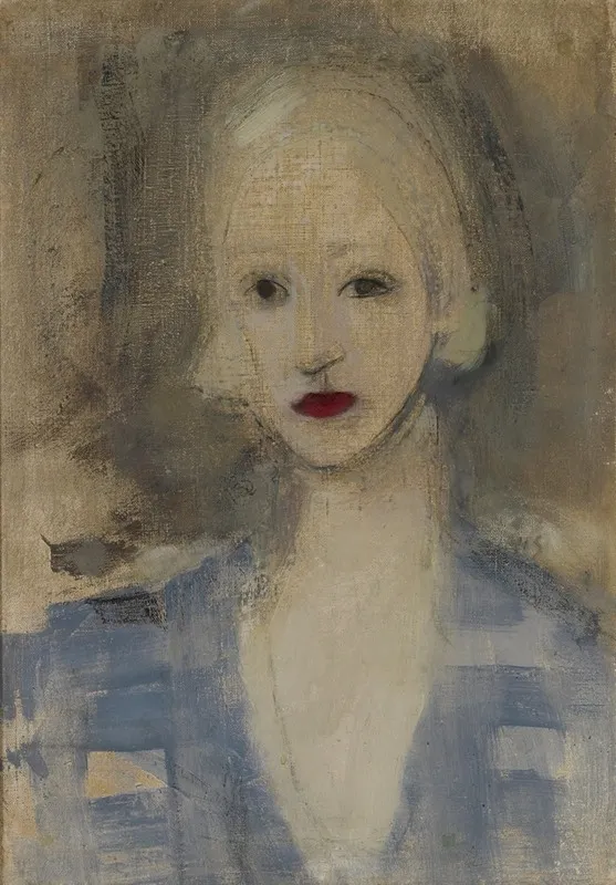 Blond Woman Wall Art by Helene Schjerfbeck - High-Resolution Digital Print