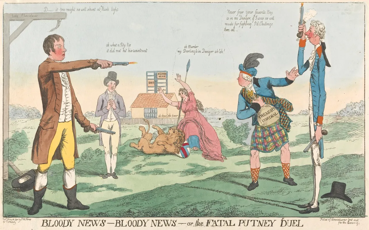 Bloody News Bloody News Or The Fatal Putney Duel