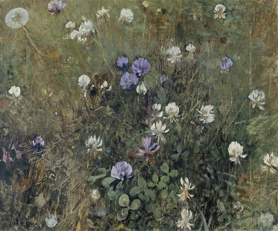 Blooming Clover Wall Art by Jacobus van Looy - High-Resolution Digital Print