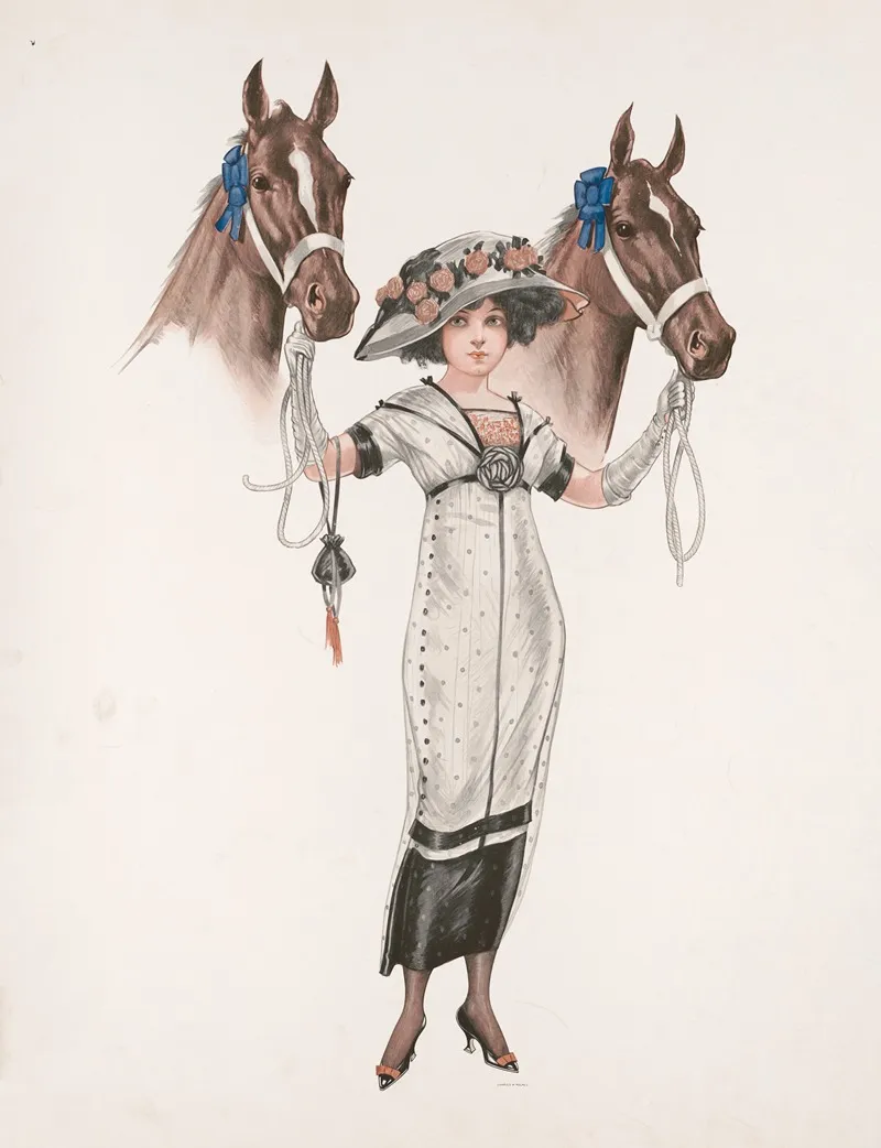 Blue Bloods No 84 2 Wall Art by Charles W. Holmes - High-Resolution Digital Print