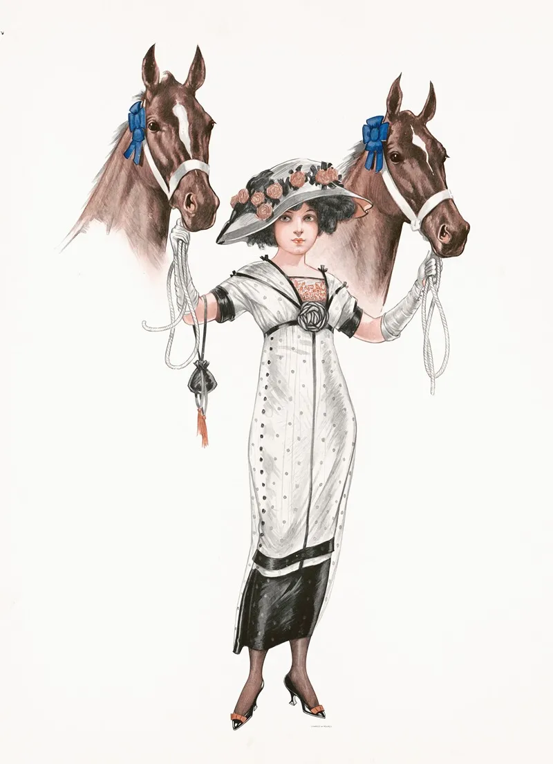 Blue Bloods No 84 Wall Art by Charles W. Holmes - High-Resolution Digital Print