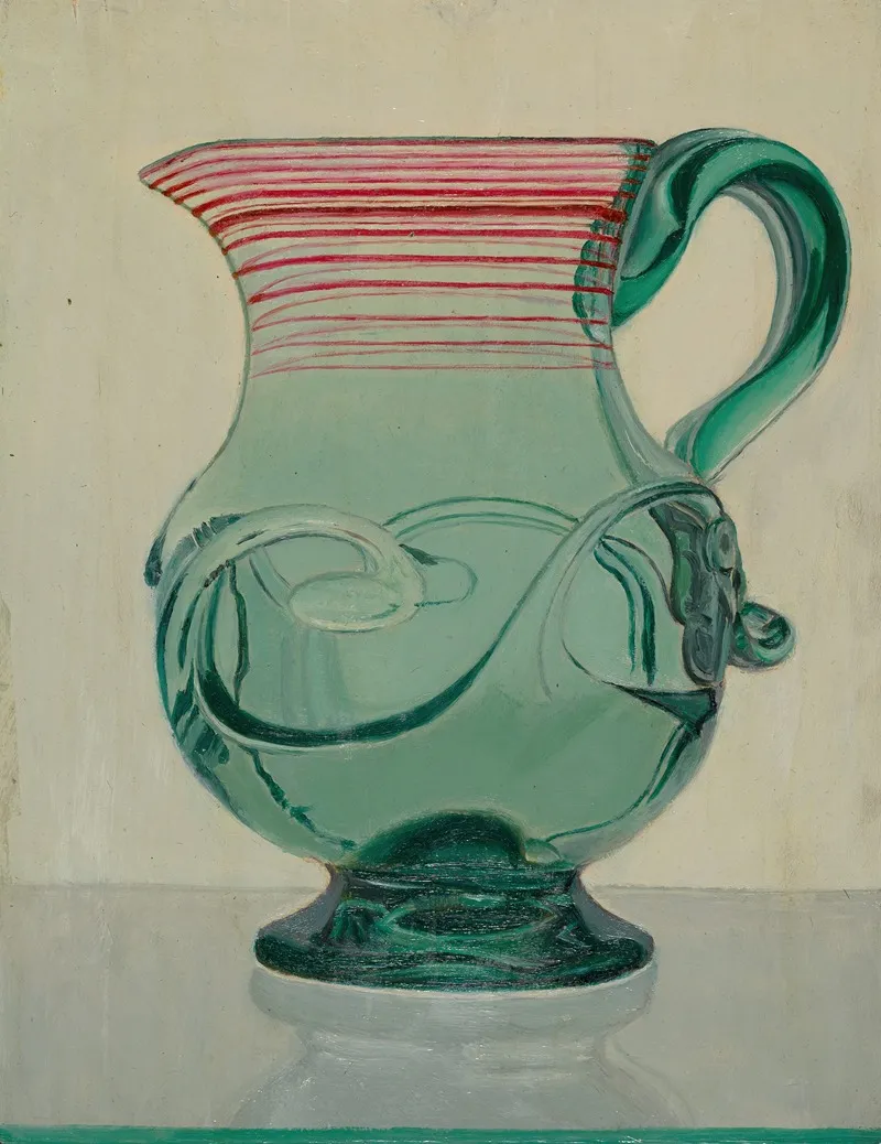 Blue Pitcher