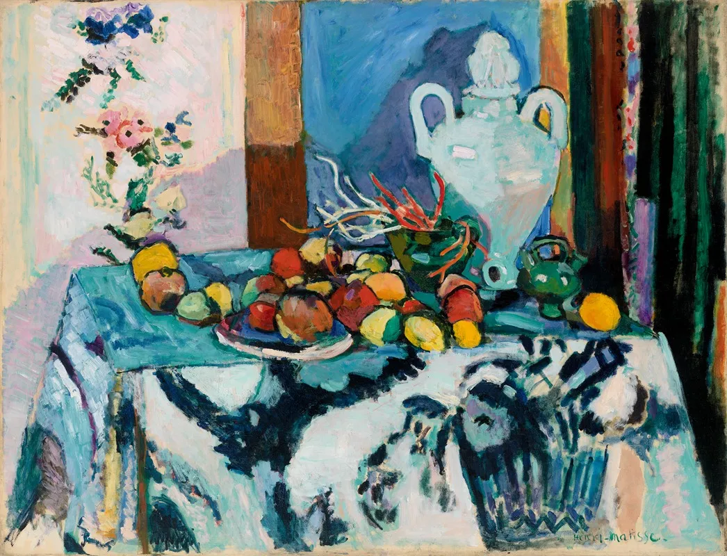 Blue Still Life Nature Morte Bleue Wall Art by Henri Matisse - High-Resolution Digital Print