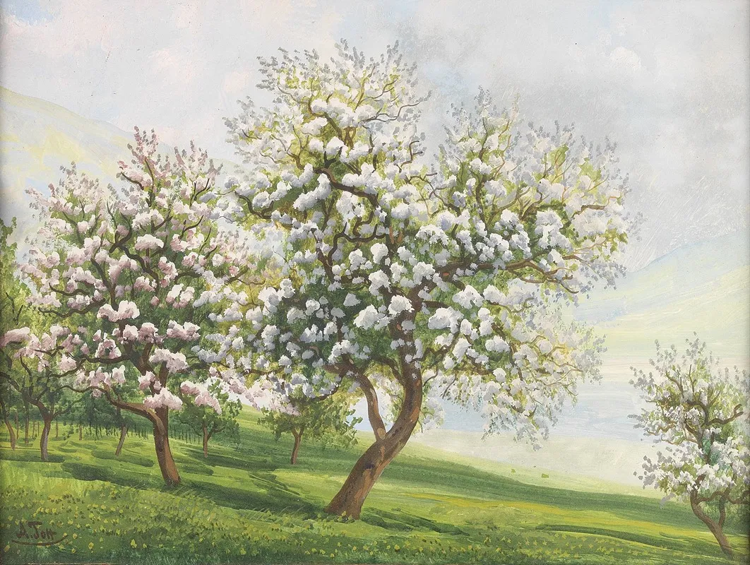 Bluhende Obstbaume 2 Wall Art by Alois Tott - High-Resolution Digital Print