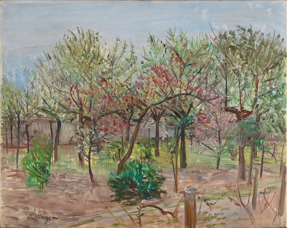 Bluhender Obstgarten Wall Art by Karl Dillinger - High-Resolution Digital Print