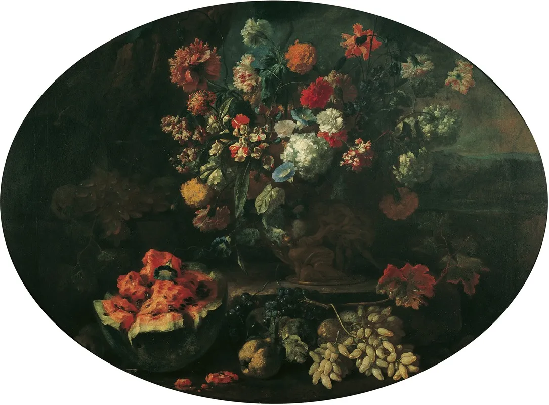 Blumen Und Fruchte 2 Wall Art by Franz Werner von Tamm - High-Resolution Digital Print
