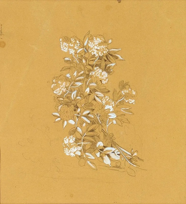 Blumenbouquet Wall Art by Johann Peter Krafft - High-Resolution Digital Print