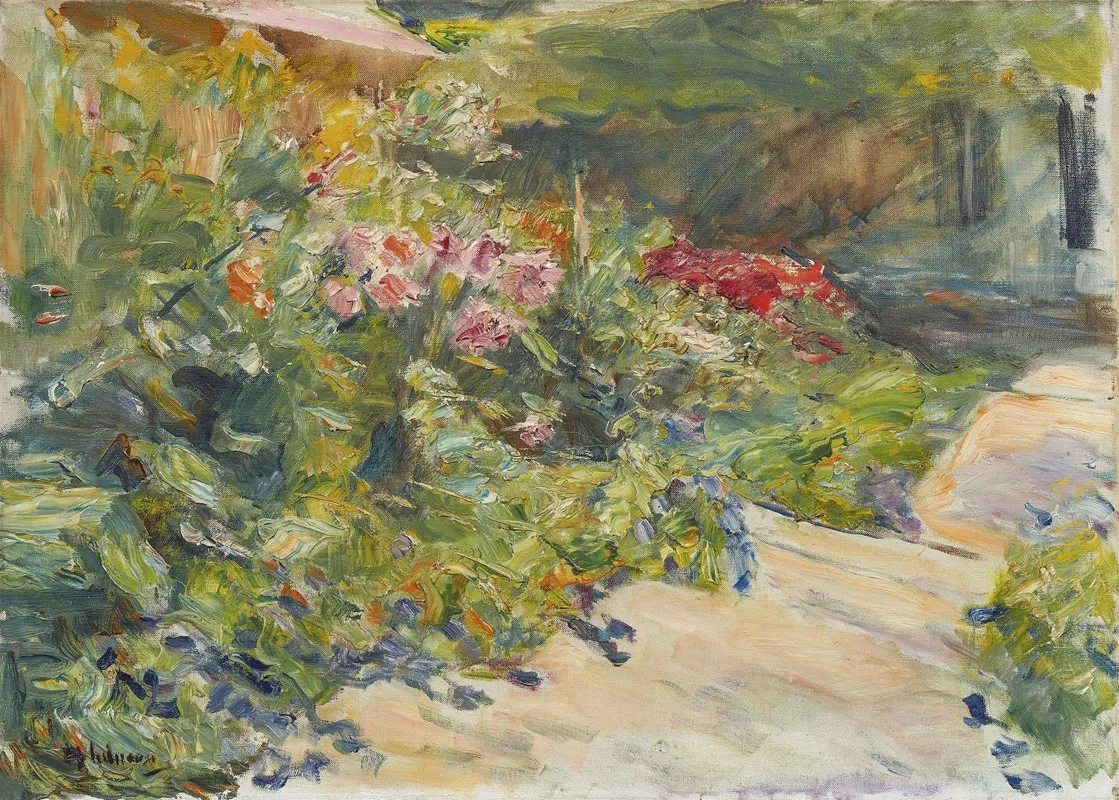 Blumenstauden Am Gartnerhaus Nach Osten Wall Art by Max Liebermann - High-Resolution Digital Print