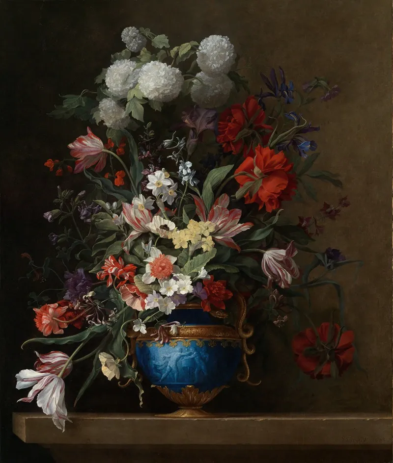 Blumenstillleben 17 Wall Art by Jean Michel Picart - High-Resolution Digital Print