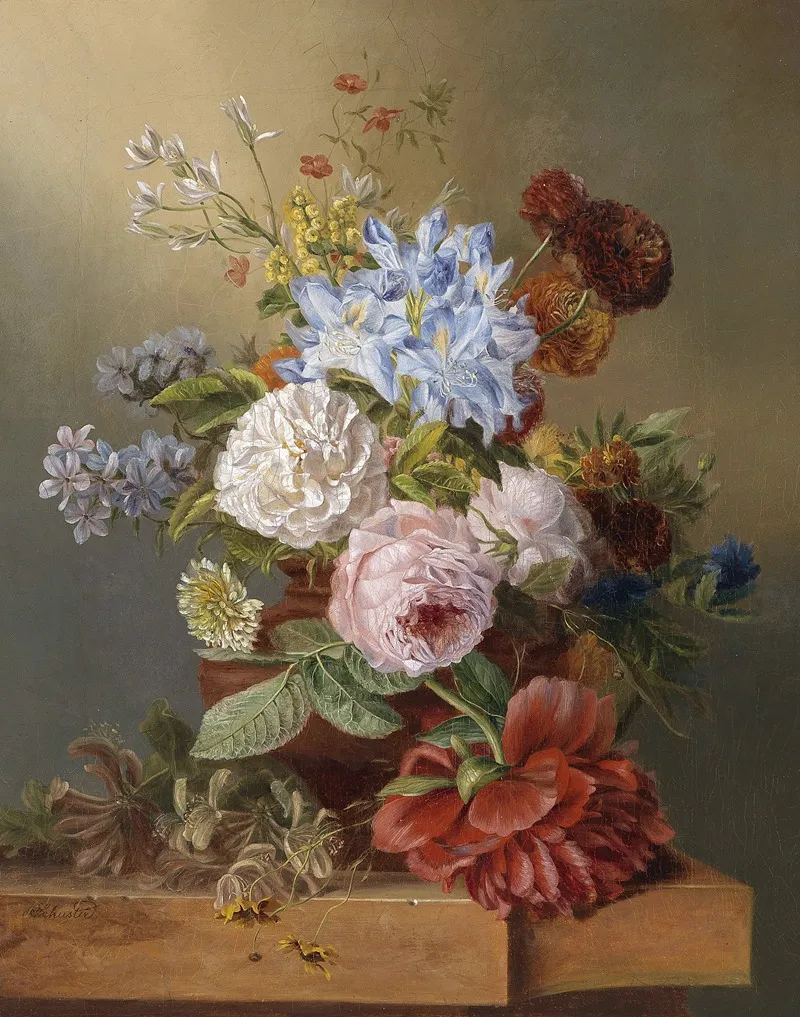Blumenstillleben 4 Wall Art by Josef Schuster - High-Resolution Digital Print