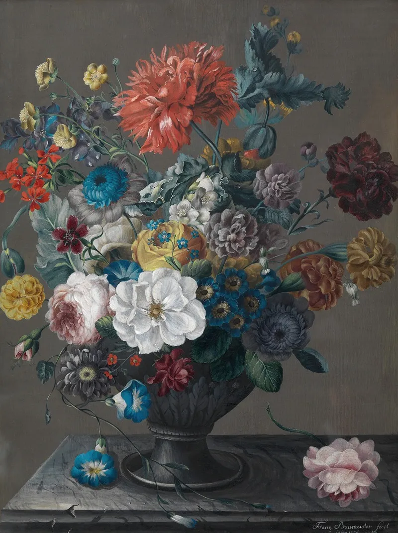 Blumenstuck Wall Art by Franz Baumeister - High-Resolution Digital Print