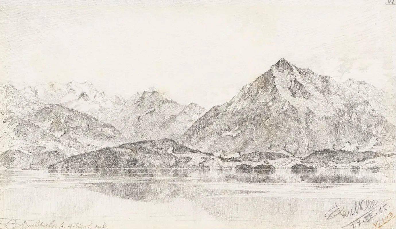 Blumlisalp Von Hilterfingen Aus