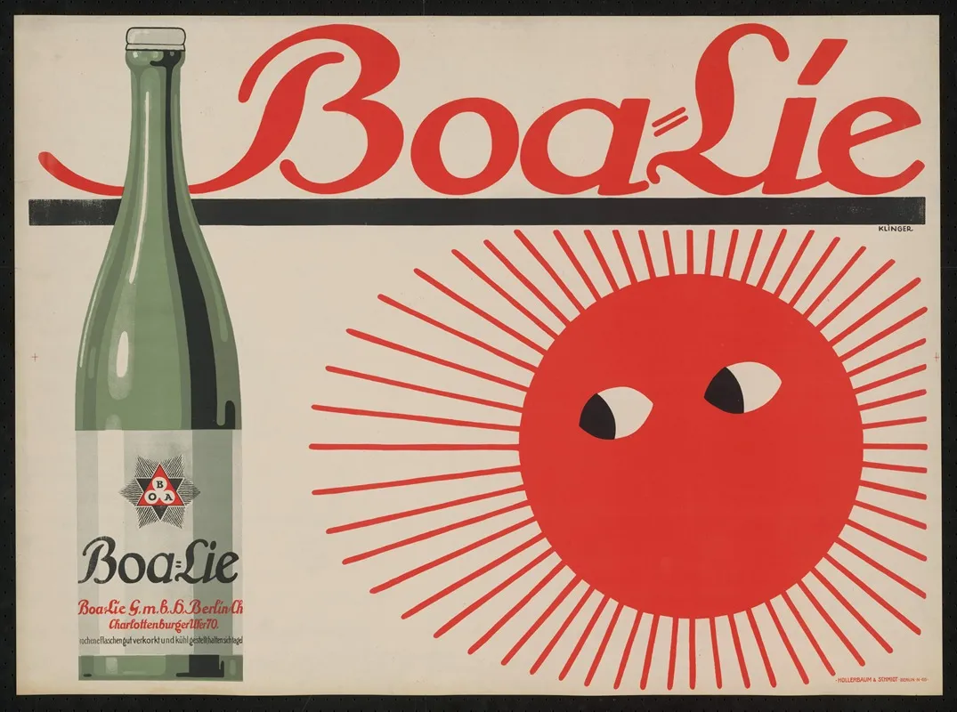 Boa Lie 2 Wall Art by Julius Klinger - High-Resolution Digital Print
