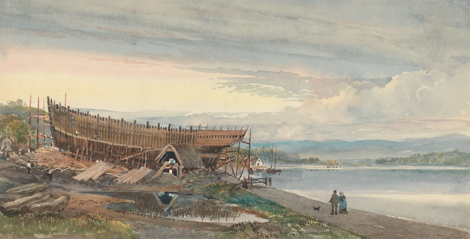 Boat Building On The Teign