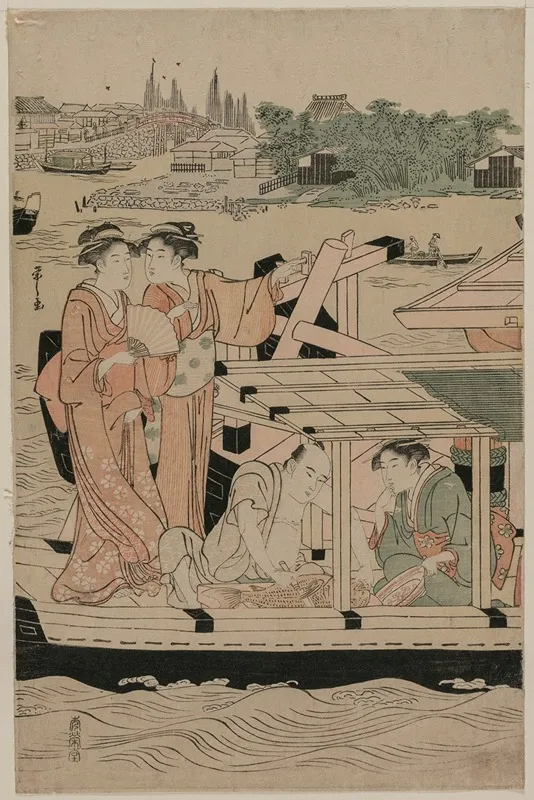 Boating Party On The Sumida River 5