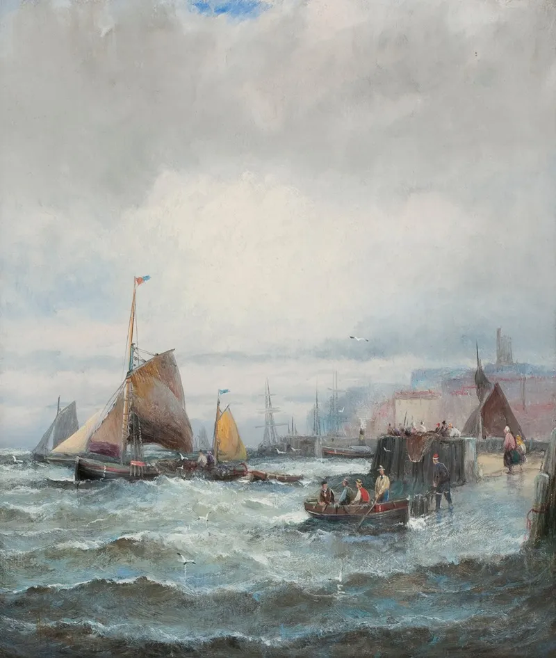Boats At Whitby Harbour