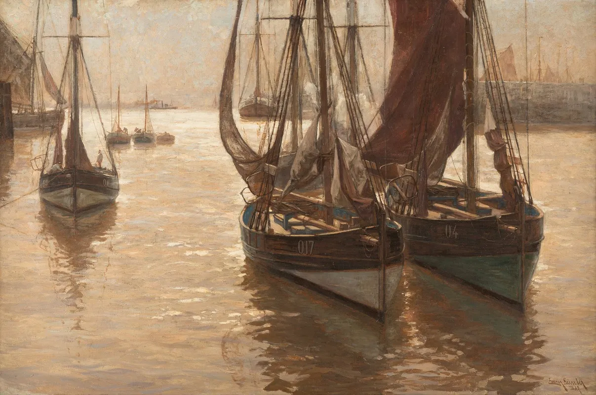 Boats In The Harbour