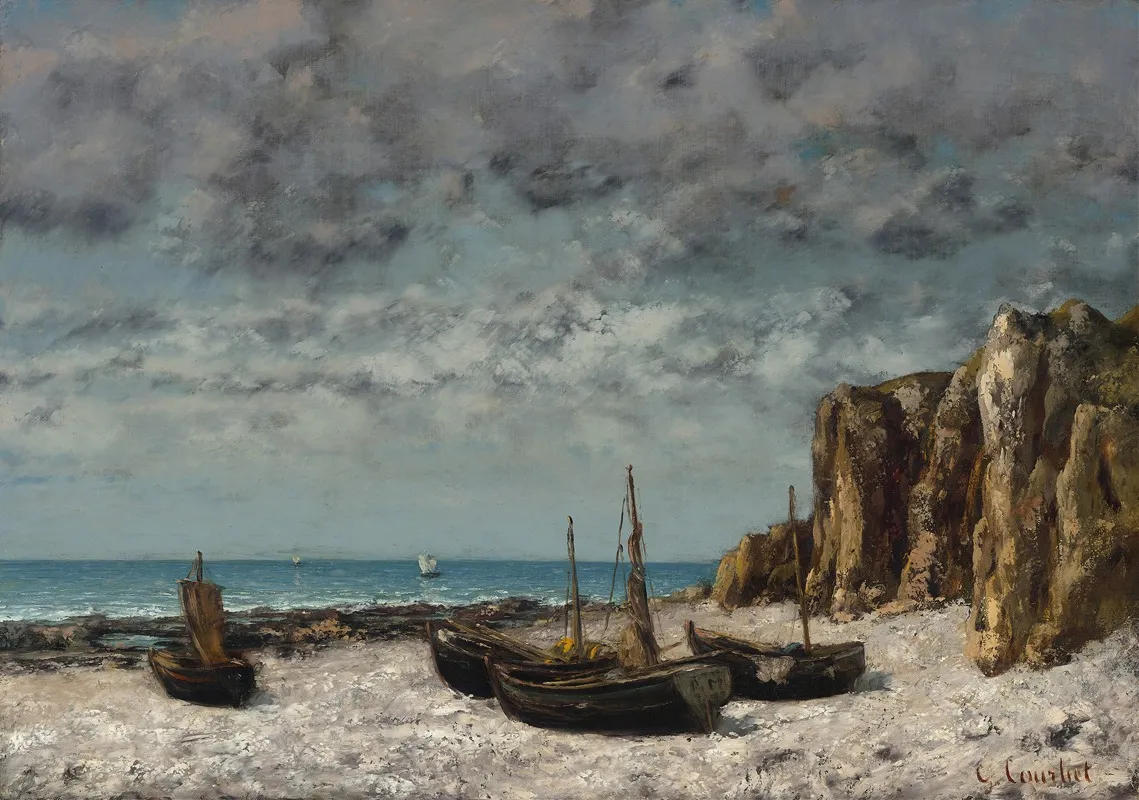 Boats On A Beachetretat
