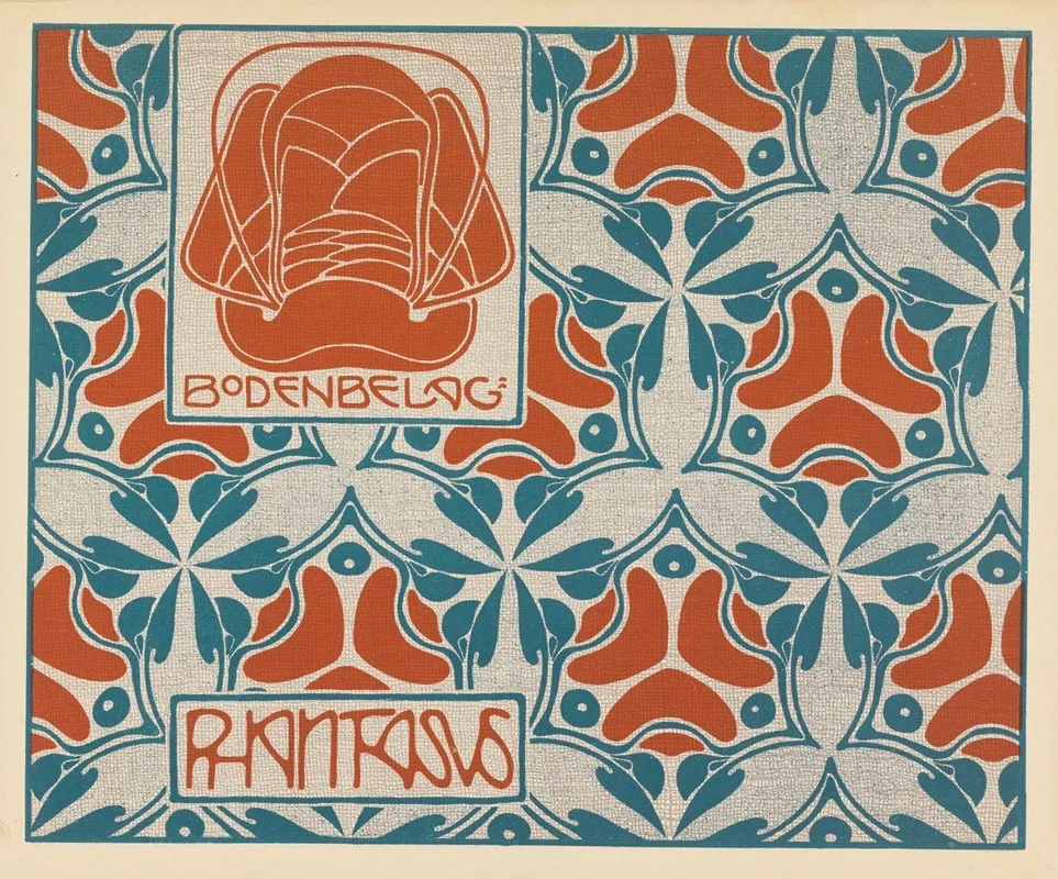 Bodenbelag Phantasus Phantasus Floor Covering Wall Art by Koloman Moser - High-Resolution Digital Print