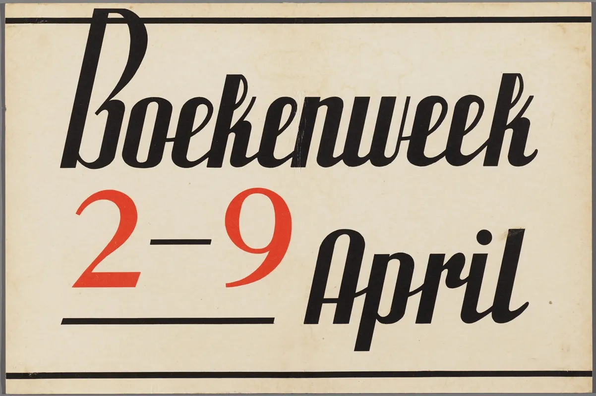 Boekenweek 2 9 April Wall Art by CPNB - High-Resolution Digital Print