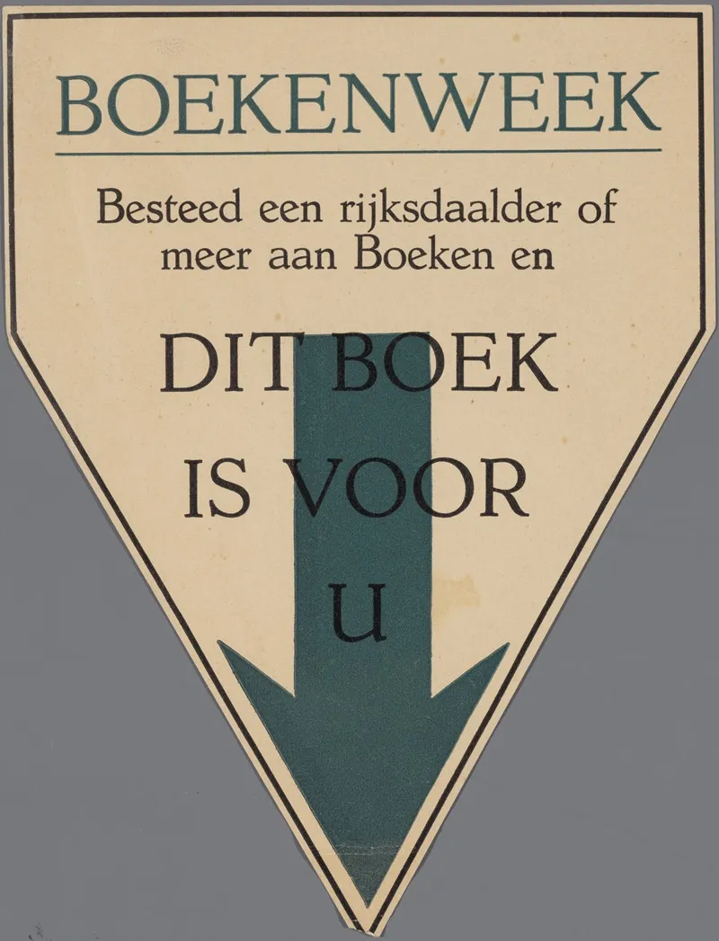 Boekenweek Besteed Een Rijksdaalder Of Meer Aan Boeken Dit Boek Is Voor U Wall Art by CPNB - High-Resolution Digital Print