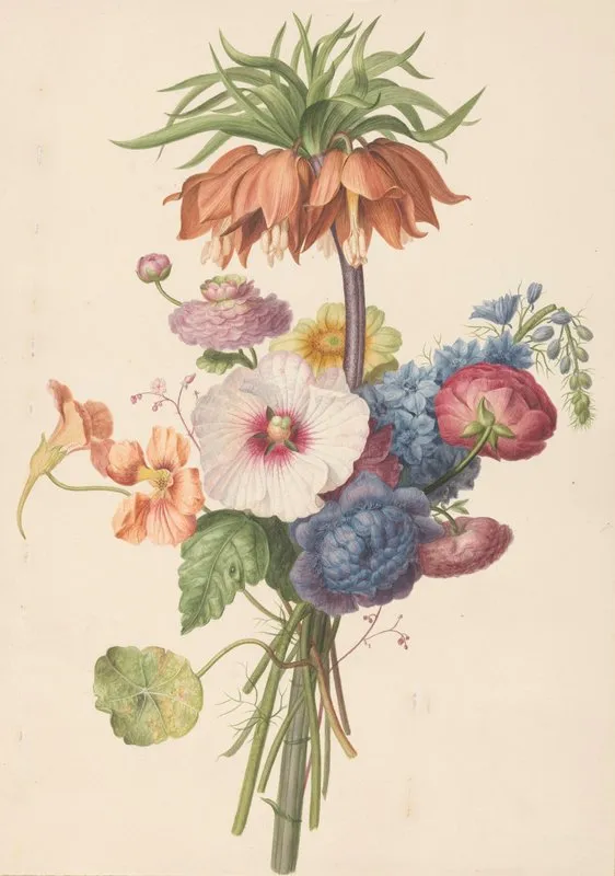 Boeket 3 Wall Art by Henriëtte Geertruida Knip - High-Resolution Digital Print