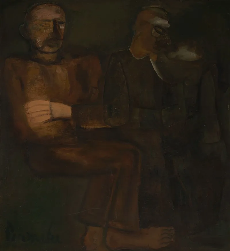 Boer En Boerin Wall Art by Constant Permeke - High-Resolution Digital Print