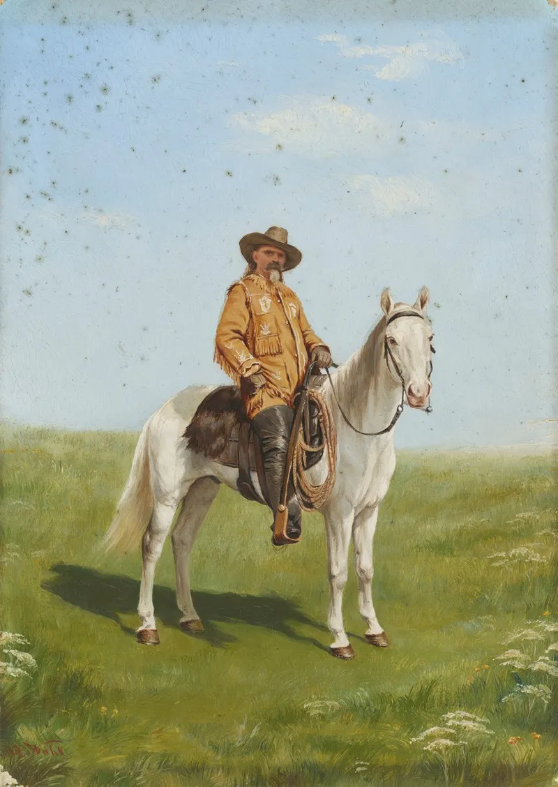 Boer Leader On A White Horse