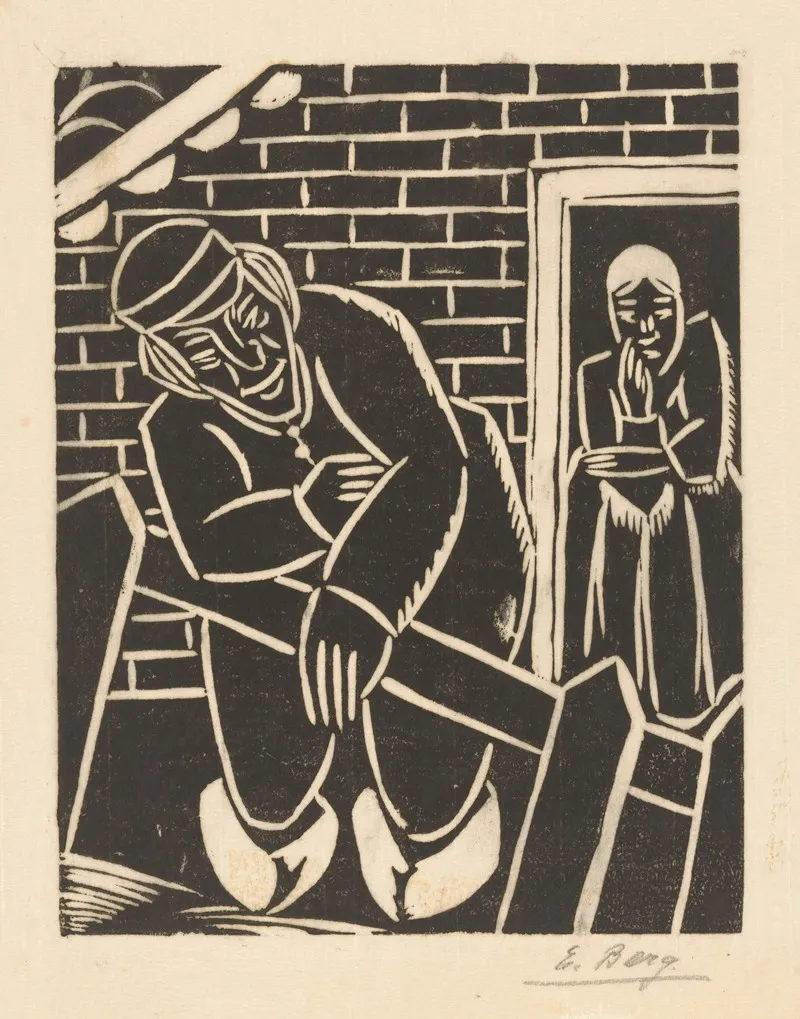 Boer Voor Zijn Woning