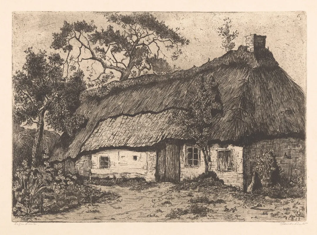 Boerderijwoning Wall Art by Suze de Lint - High-Resolution Digital Print