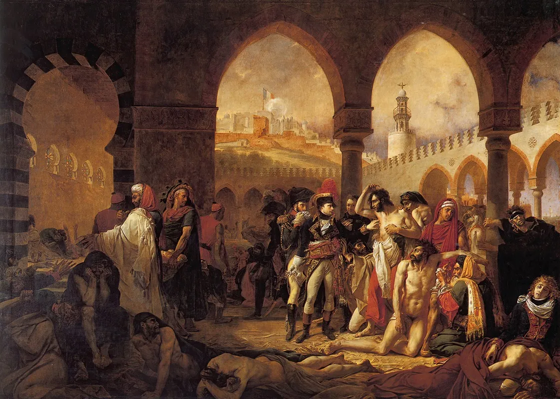 Bonaparte Visitant Les Pestiferes De Jaffa Le 11 Mars 1799