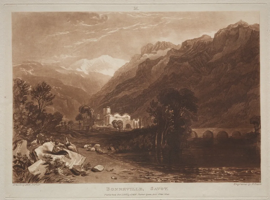 Bonneville Savoy 2 Wall Art by Joseph Mallord William Turner - High-Resolution Digital Print