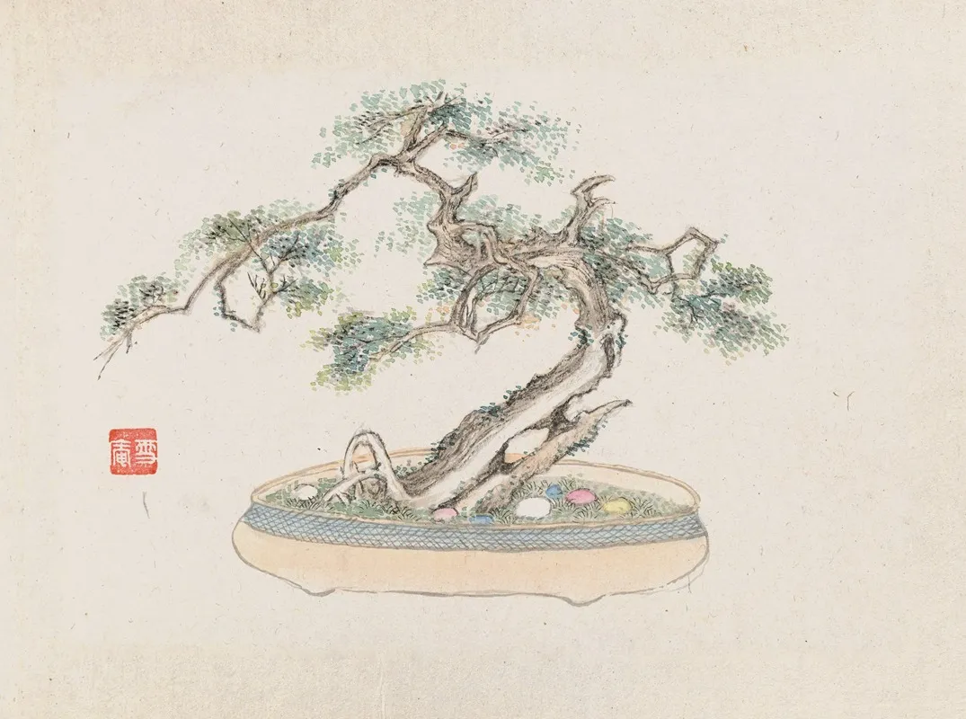 Bonsai Kabenzu Pl 02 Wall Art by Anonymous - High-Resolution Digital Print