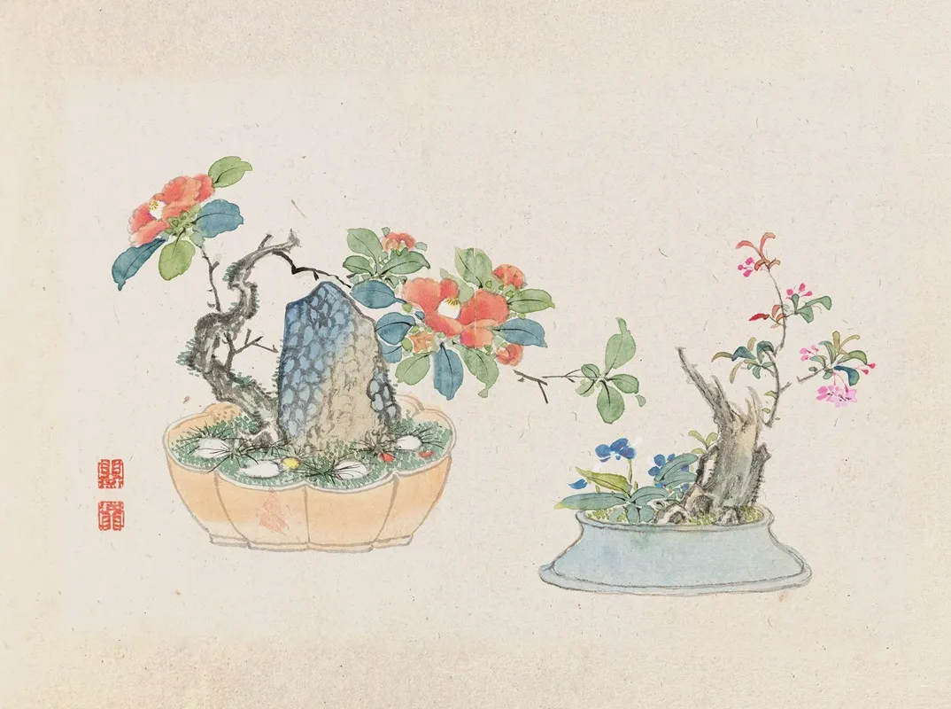Bonsai Kabenzu Pl 04 Wall Art by Anonymous - High-Resolution Digital Print