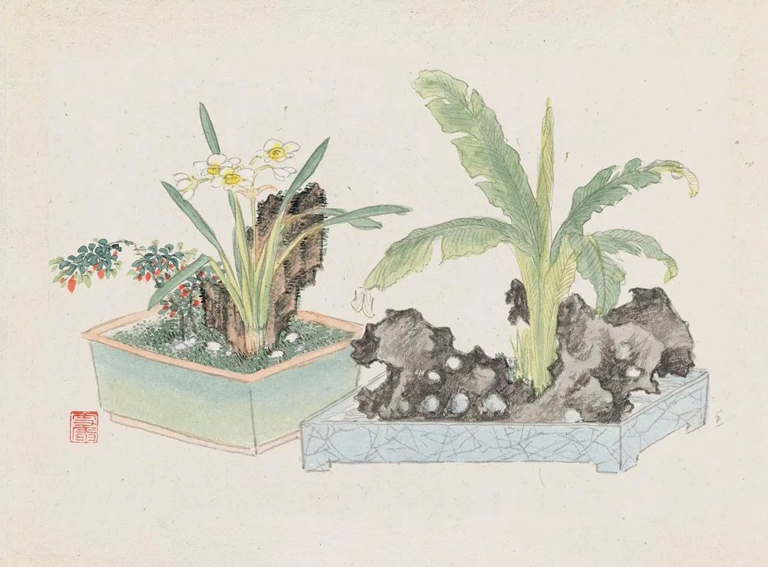 Bonsai Kabenzu Pl 05 Wall Art by Anonymous - High-Resolution Digital Print