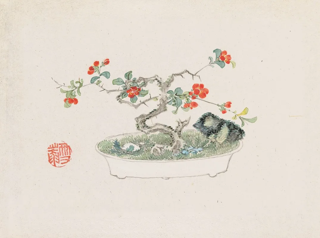 Bonsai Kabenzu Pl 07 Wall Art by Anonymous - High-Resolution Digital Print