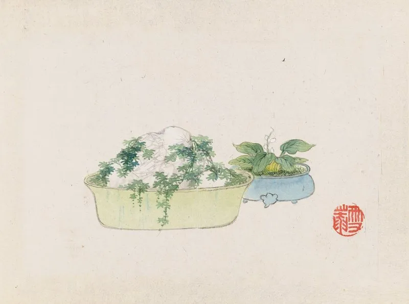 Bonsai Kabenzu Pl 10 Wall Art by Anonymous - High-Resolution Digital Print