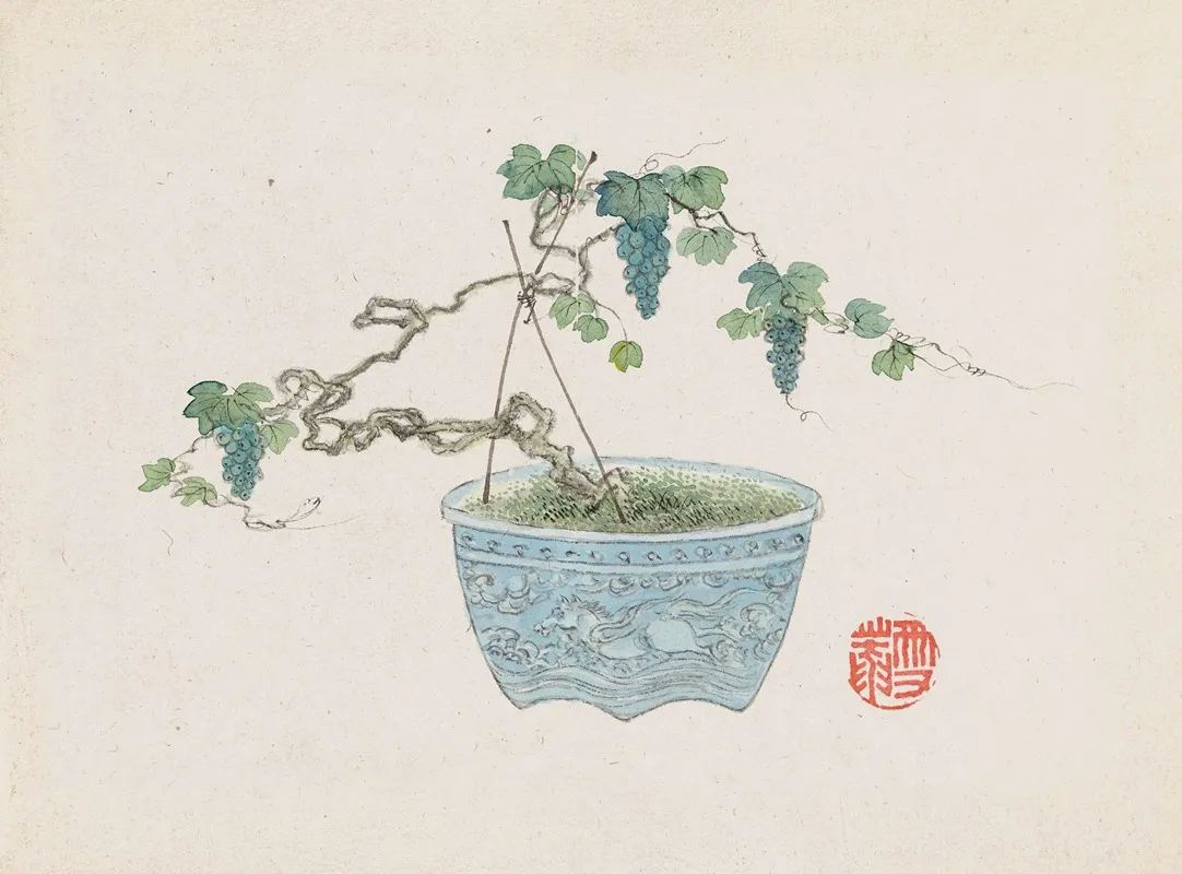Bonsai Kabenzu Pl 15 Wall Art by Anonymous - High-Resolution Digital Print